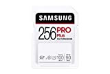 Samsung PRO Plus - Scheda di memoria SDXC UHS-I U3 da 256 GB, Full HD & 4 K, UHD (MB-SD256H/EU)