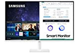 Samsung Smart Monitor M5 (S32AM503), Flat 32", 1920x1080 (Full HD), Piattaforma Smart TV (Amazon Video, Netflix), Airplay, Office 365, Wireless ...