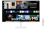 Samsung Smart Monitor M5 (S32BM501), Flat 32'', 1920x1080 (Full HD), Piattaforma Smart TV (Amazon Video, Netflix), Airplay, Mirroring, Office 365, ...