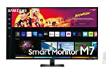 Samsung Smart Monitor M7 (S43Bm700), Flat 43'', 3840X2160 (Uhd 4K), Piattaforma Smart Tv (Amazon Video, Netflix), Airplay, Mirroring, Office 365, ...