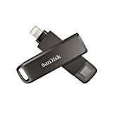 SanDisk 128 GB, iXpand Luxe Unità Flash, 2-in-1 Lightning e connettori USB Type-C per iPhone e iPad, PC e Mac