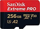 SanDisk 256 GB Extreme PRO scheda microSDXC + adattatore SD + RescuePRO Deluxe, fino a 200 MB/s, prestazioni app A2, ...