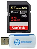 SanDisk 32GB SDHC Extreme Pro Memory Card Bundle works with Olympus OM-D E-M10 Mark II, PEN E-PL9 Mirrorless Camera 4K ...