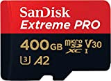SanDisk 400 GB Extreme PRO scheda microSDXC + adattatore SD + RescuePRO Deluxe, fino a 200 MB/s, prestazioni app A2, ...