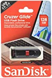 Sandisk Cruzer Glide USB flash drive, 128 GB, nero/rosso (SDCZ60-128G-A46)