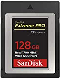 SanDisk Extreme PRO 128 GB CFexpress Scheda Tipo B, Fino a 1.700 MB/sec, per Filmati RAW 4K