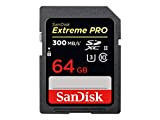 Sandisk Extreme Pro 64GB SDXC UHS-II Class 10 memory card - Memory Cards (64 GB, SDXC, Class 10, UHS-II, 300 ...
