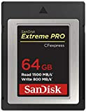 SanDisk Extreme PRO CFexpress, scheda di memoria tipo B 64 GB (velocità di lettura fino a 1500 MB / s, ...