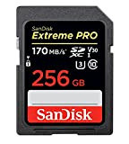 SanDisk Extreme PRO, Scheda di memoria da 256 GB SDXC fino a 170 MB / s, UHS-1, Classe 10, U3, ...