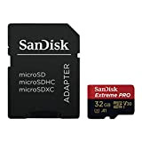 SanDisk Extreme Pro Scheda di Memoria microSDHC da 32 GB e Adattatore SD con App Performance A1 e Rescue Pro ...