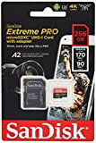 SanDisk Extreme Pro Scheda di Memoria microSDXC da 256 GB e Adattatore SD con App Performance A2 e Rescue Pro ...