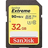 SanDisk Extreme Scheda di Memoria, SDHC da 32 GB, Doppio Pacco fino a 90 MB/sec, Classe 10, U3, V30