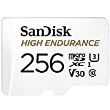 SanDisk HIGH Endurance Scheda microSDXC 256 GB per Videosorveglianza Domestica e Dashcam, con Adattatore SD, fino a 100MB/s in Lettura ...