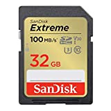 SanDisk Scheda SDHC Extreme da 32 GB + RescuePRO Deluxe, fino a 100 MB/s, UHS-I, Classe 10, U3, V30