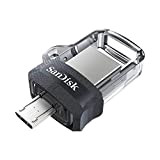 SanDisk Ultra 256GB Dual USB Flash Drive Micro USB e USB 3.0 fino a 130 MB/s, Nero