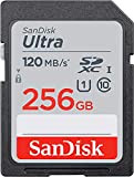 SanDisk Ultra 256GB SDXC Scheda, fino a 120 MB/s, Class 10, UHS-I, V10