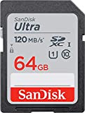 SanDisk Ultra 64GB SDXC Scheda, fino a 120 MB/s, Class 10, UHS-I, V10
