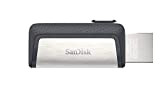 Sandisk Ultra Dual USB Drive Type-C 32 GB, USB 3.1 Type C, Nero/Argento