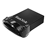 SanDisk Ultra Fit Unità Flash, USB 3.1 da 16 GB con Velocità fino a 130 MB/sec,Tradizionale,Nero,16 GB