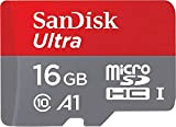 SanDisk Ultra Scheda di Memoria MicroSDHC da 16 GB, con A1 App Performance, Velocità fino a 98 MB/sec, Classe 10, ...