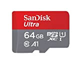 Sandisk Ultra Scheda di Memoria Microsdxc da 64 GB e Adattatore, con A1 App Performance, Velocità Fino a 100 MB/Sec, ...