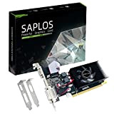 SAPLOS Radeon R5 230 Computer Grafikkarte, 2GB 64-bit GDDR3, HDMI DVI VGA , Low Profile Video Card PC, Small Form ...