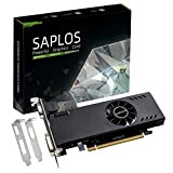 SAPLOS Radeon RX 550 Low Profile Scheda Video, 4GB, GDDR5, 128-bit, VGA DVI-D HDMI, Video Card PC Gaming, 4k Displays, ...