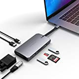 SATECHI Adattatore Multiporta USB-C On-The-Go - Hub USB Portatile 9 in 1 - Compatibile con MacBook PRO/Air M2 2022, MacBook ...