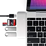 Satechi Hub Combinato USB 3.0 3 in 1 di Tipo C in Alluminio con Pass-through USB-C - Compatibile con MacBook ...
