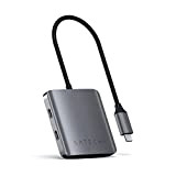 Satechi Hub USB-C a 4 Porte - Solo Trasferimento Dati (Nessuna Ricarica/Video) - Compatibile con MacBook Pro M1 Pro e ...