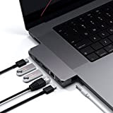 Satechi Pro Hub Mini Adattatore Tipo C - USB4, USB-A Dati 3.0, Gigabit Ethernet, USB-C Dati e Jack Audio - ...