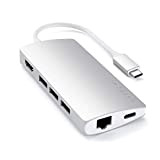 Satechi USB C Adattatore Multiporta V2 - 4K HDMI (60Hz), 60W Carica USB C , GbE, Lettore SD/MicroSD, USB 3.0 ...