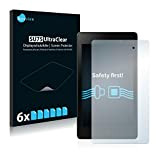 savvies 6-Pezzi Pellicola Protettiva Compatibile con ASUS Nexus 7 Tablet 2 2013 Protezione Schermo Trasparente
