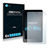savvies 6-Pezzi Pellicola Protettiva Compatibile con ASUS Nexus 7 Tablet 2012 Protezione Schermo Trasparente