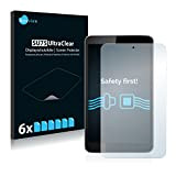 savvies 6-Pezzi Pellicola Protettiva Compatibile con Vodafone Smart Tab 4 Protezione Schermo Trasparente