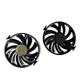SAYTAK Nuovo 2PCS FDC10U12S9-C 70mm RX480 GPU Fan Compatibile for XFX AMD. Radeon. RX 470 480 580 RX580 RX480 RX470 ...