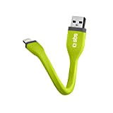 SBS Cavo Dati e Ricarica USB, Lightning MFI, Lunghezza 12 cm, Verde