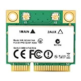 Scheda adattatore di rete PCI-E, scheda WiFi wireless ad alta velocità, Bluetooth 4.1, per laptop QCA6174A MINI PCI ‑ E, ...