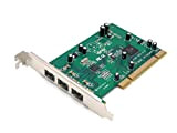 - Scheda controller PCI (32bit) - 3 porte FireWire Tipo B 1394B (IEEE1394B) - Chipset Texas Instrument