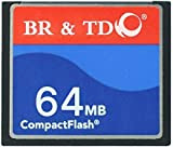 Scheda di memoria flash compatta br & td scheda ottica della fotocamera 64MB CF
