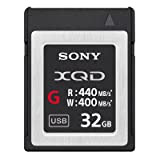 Scheda di memoria Flash Sony 32GB XQD, ad alta velocità, serie G, lettura di 440 MB al secondo, scrittura di 400 MB ...