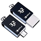 Scheda di Memoria USB da 32GB Chiavetta OTG a Micro USB 2 in 1 Compatibile con Huawei Y7, Y6, Y6 ...