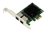 Scheda di rete PCIe 2 porte RJ45 Dual LAN GIGABIT ETHERNET 10 100 1000 - CHIPSET Intel 82571