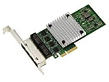 Scheda di rete PCIe Quad LAN GIGABIT ETHERNET CHIPSET Intel I211 at 4 porte 10/100/1000Mb 1G - Equerres Low e ...