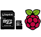 Scheda Micro SD ad alta velocità classe 10 da 128 GB pre-caricata con le ultime NOOBS per Raspberry Pi 4, ...