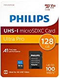 Scheda microSDXC Philips 128GB Classe 10, UHS-I U3, 4K