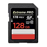 Schede SD Scheda di memoria Extreme Pro SDXC UHS-I da 128GB - C10, U3, V30, 4K UHD, scheda SD - ...