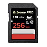 Schede SD Scheda di memoria Extreme Pro SDXC UHS-I da 256 GB - C10, U3, V30, 4K UHD, scheda SD ...