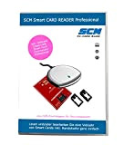 SCM Card-Reader, Lettore di schede smart Professional + software per la lettura di diverse Smart Card e carte SIM
