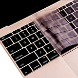 'Se7en Line Silicone Tastiera QWERTZ protezione (EU Tastiera Tedesca gestaltung/Layout) per Apple MacBook Air/Pro/Pro Retina 13"/15"/17 pollici Transparent-Clear UK Version